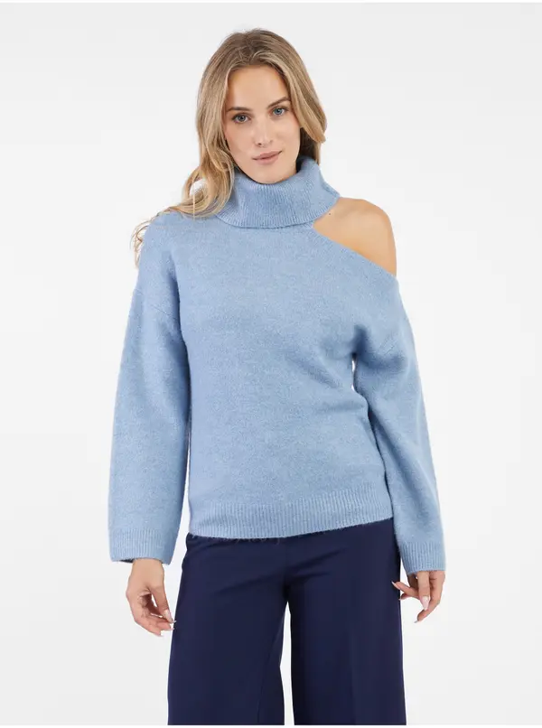 Orsay Orsay Light Blue Women's Turtleneck - Women's