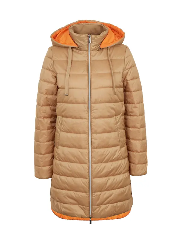 Orsay Orsay Light Brown Women's Winter Quilted Coat - Women's