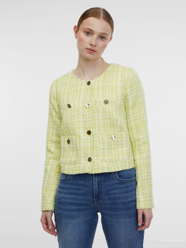 Orsay Orsay Light green women's tweed jacket - Women