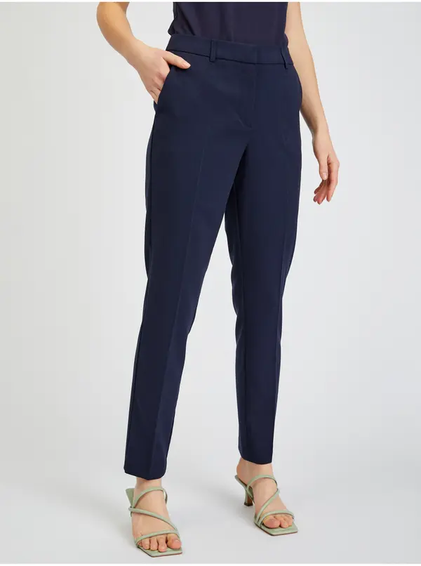 Orsay Orsay Navy Blue Women's Trousers - Ladies