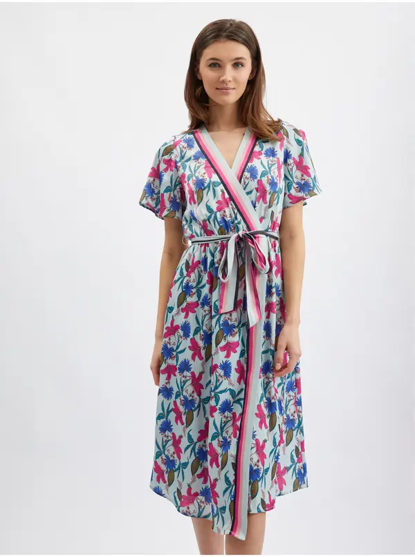 Orsay Orsay Pink and Blue Women's Floral Dress - Women's