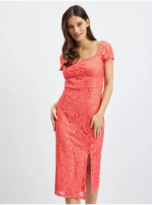 Orsay Orsay Pink Women's Lace Dress - Women's