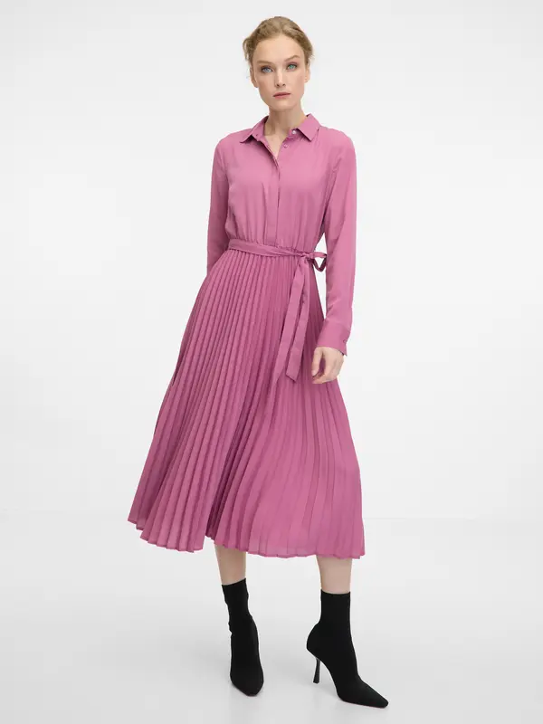 Orsay Orsay Pink Women's Midi Dress - Women's