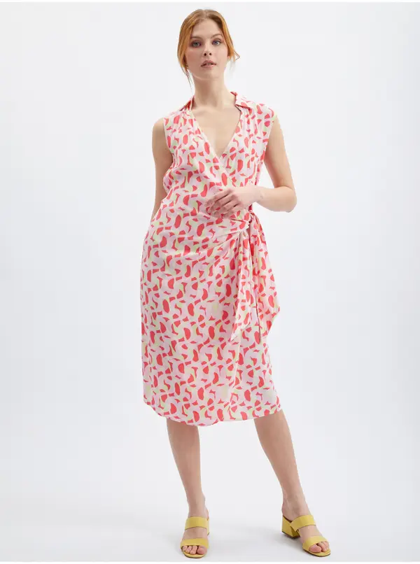 Orsay Orsay Pink Women's Patterned Dress - Women's