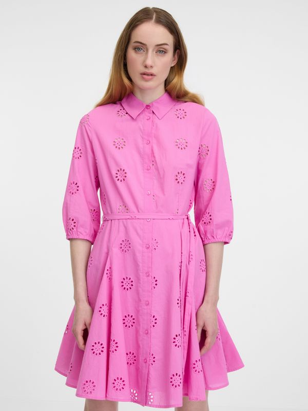 Orsay Orsay Pink Women's Shirt Dress - Women's