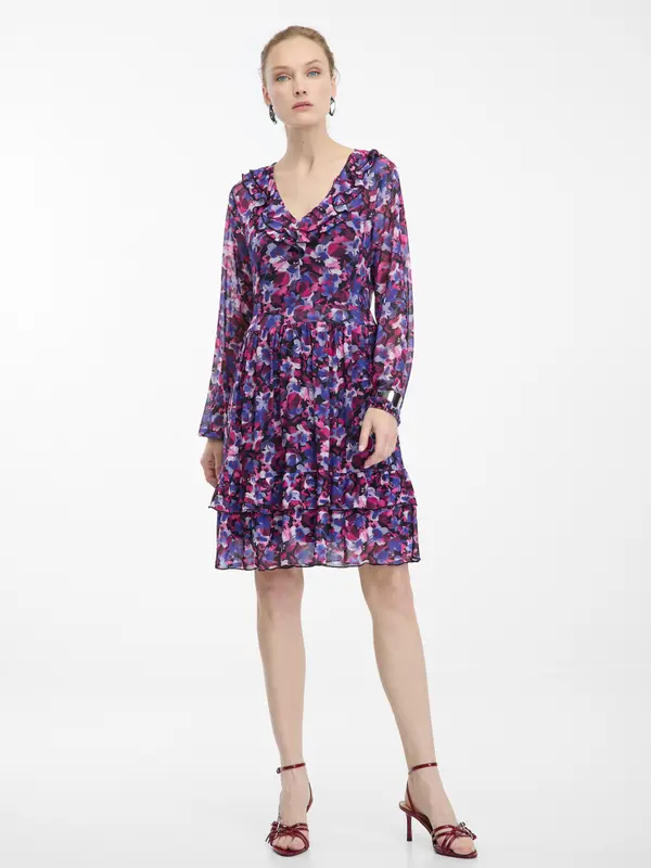 Orsay Orsay Purple Women's Floral Dress - Women's