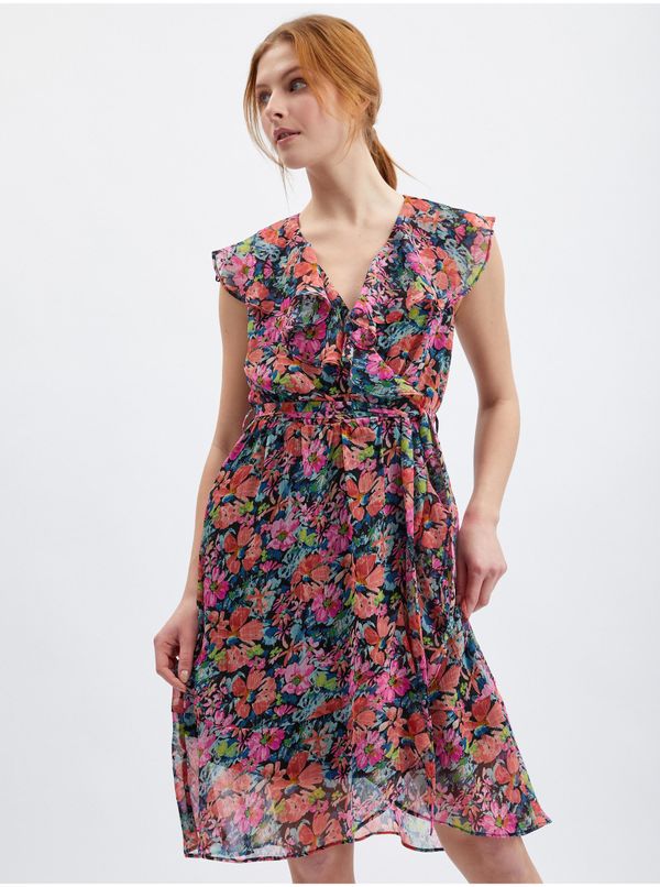 Orsay Orsay Red-Black Women Floral Dress - Women