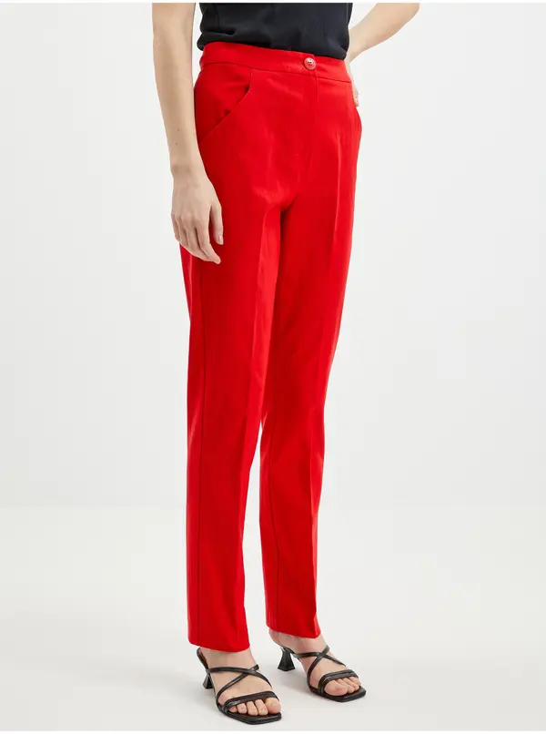 Orsay Orsay Red Women's Trousers - Ladies