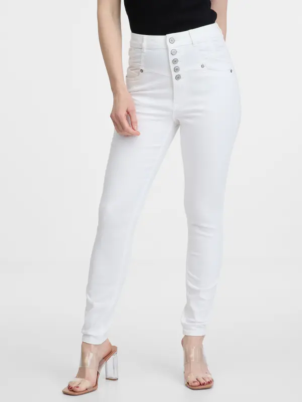 Orsay Orsay White Women Skinny Fit Jeans - Women