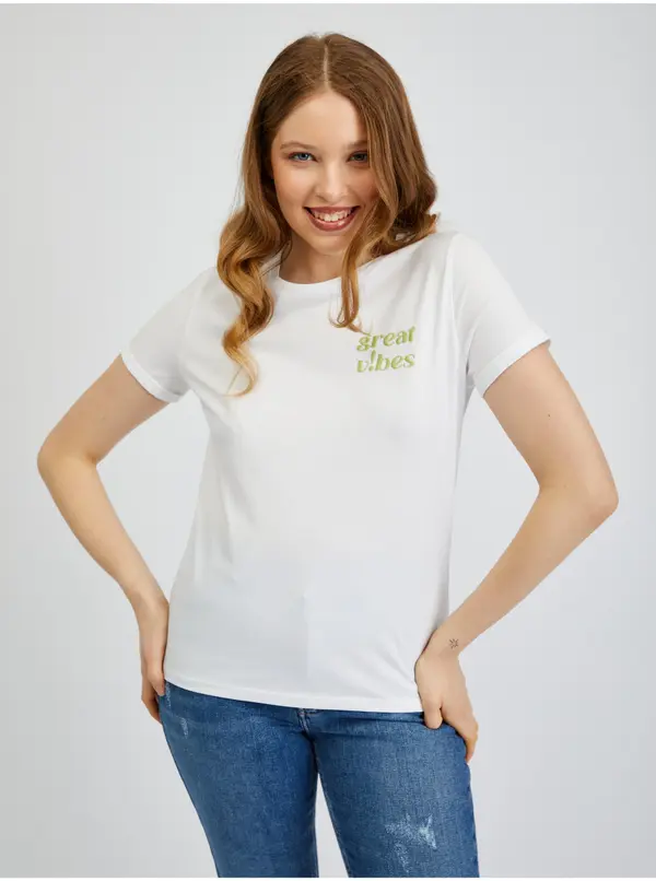 Orsay Orsay White Women's T-Shirt - Women's
