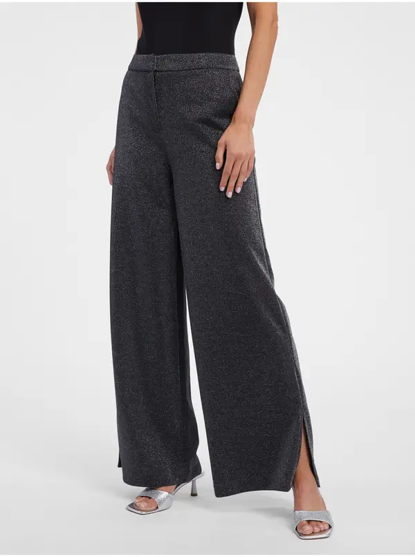Orsay Orsay Women's Dark Grey Wide Leg Trousers - Women's