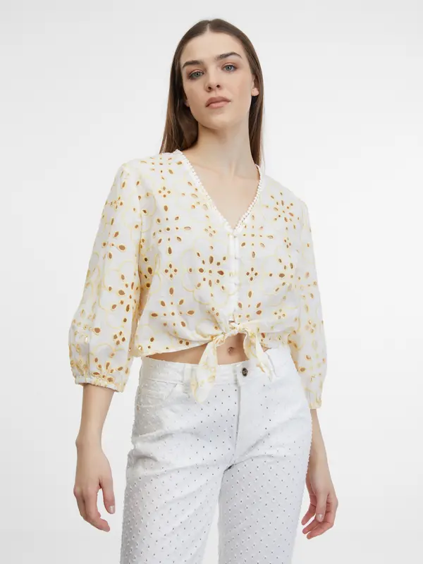 Orsay Orsay Yellow Women's Blouse - Women's