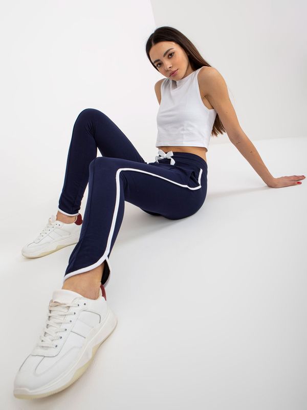 RUE PARIS Основни морски панталони с ивици от RUE PARIS