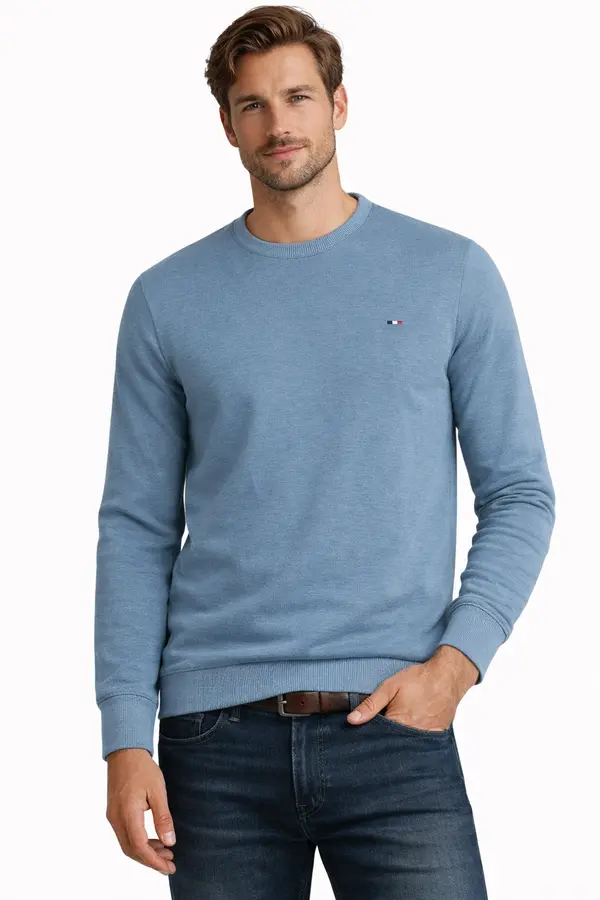 RWX Оувърсайз риза RWX - 0759 BEBY BLUE