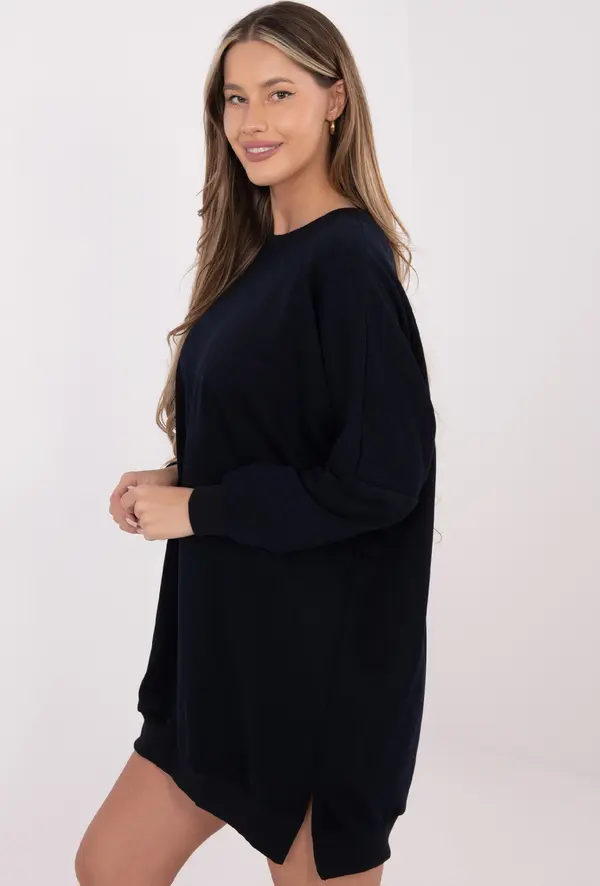 RELEVANCE Оувърсайз рокля с суитшърт в тъмносиньо