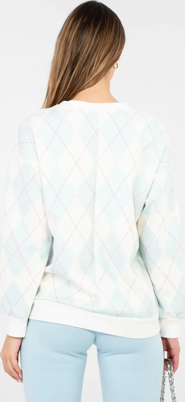 Italy Moda Оувърсайз суитшърт в пастелни цветове