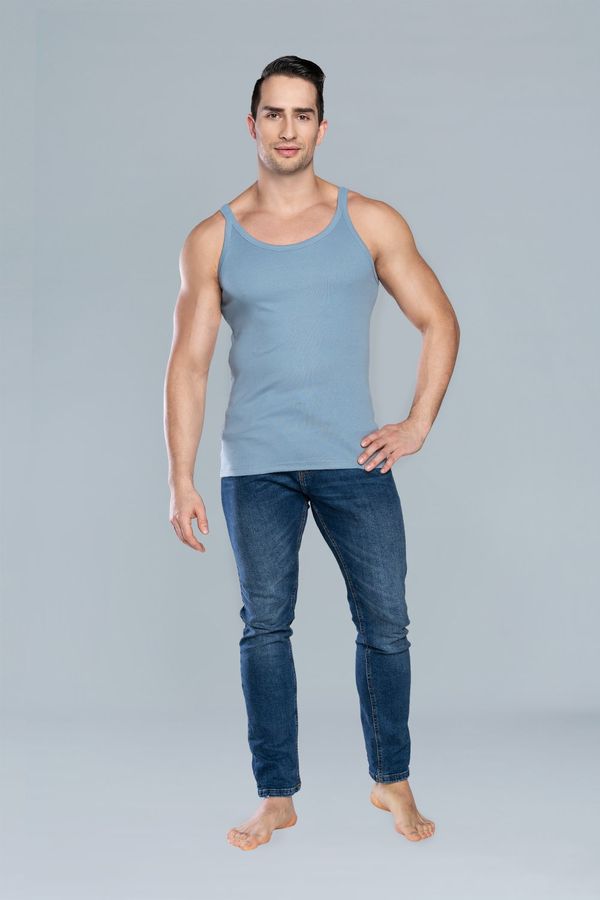 Italian Fashion Paco tank top with narrow straps - grey