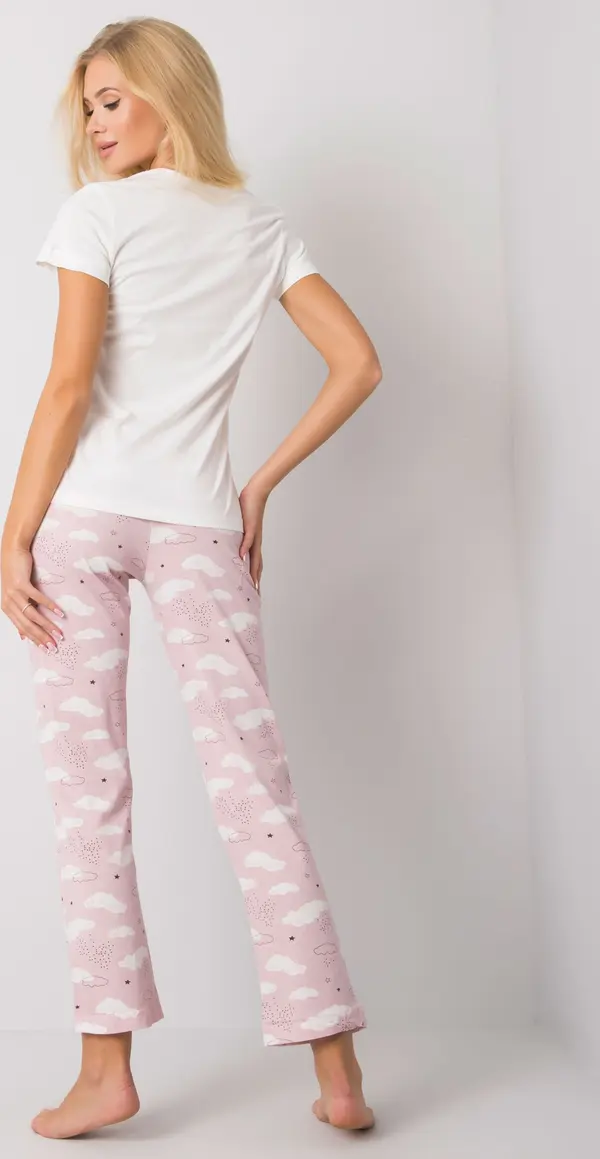 Factory Price Pajamas-BR-PI-3256-white-pink