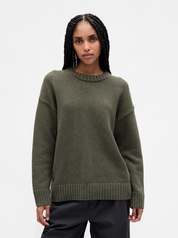 GAP Памучен пуловер GAP Oversize