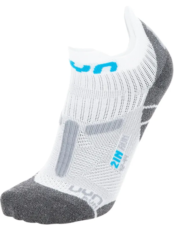 UYN Pánské ponožky UYN  RUN 2IN SOCKS White/Grey