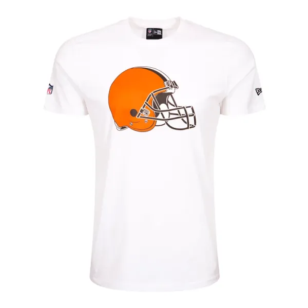 New Era Pánské tričko New Era NFL SS Tee Cleveland Browns White, XL
