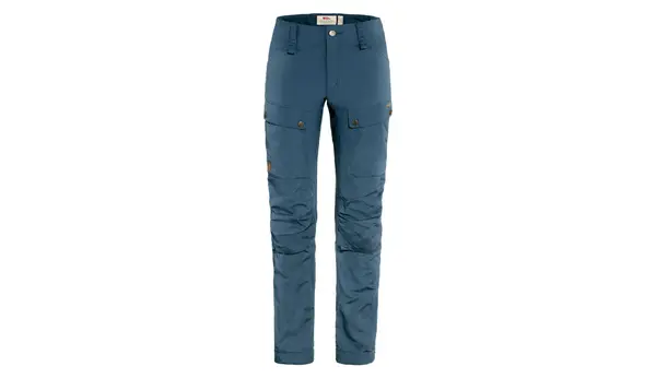 Fjallraven Панталон Fjällräven Keb W Индиго синьо