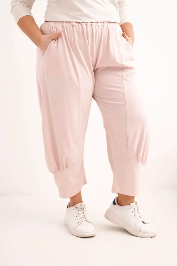 Kesi Włoski Панталон Kesi Plus Size с ниска талия