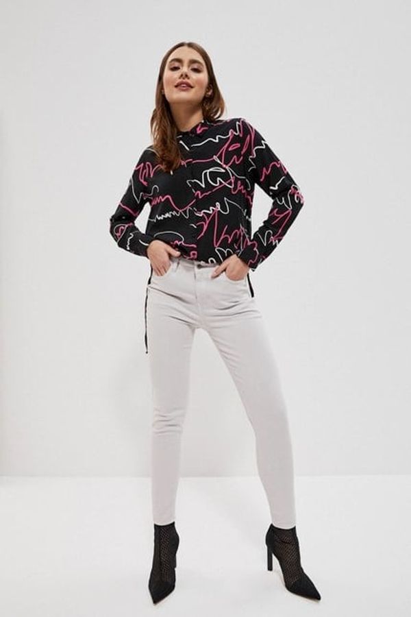 Moodo Панталон обикновен - сив