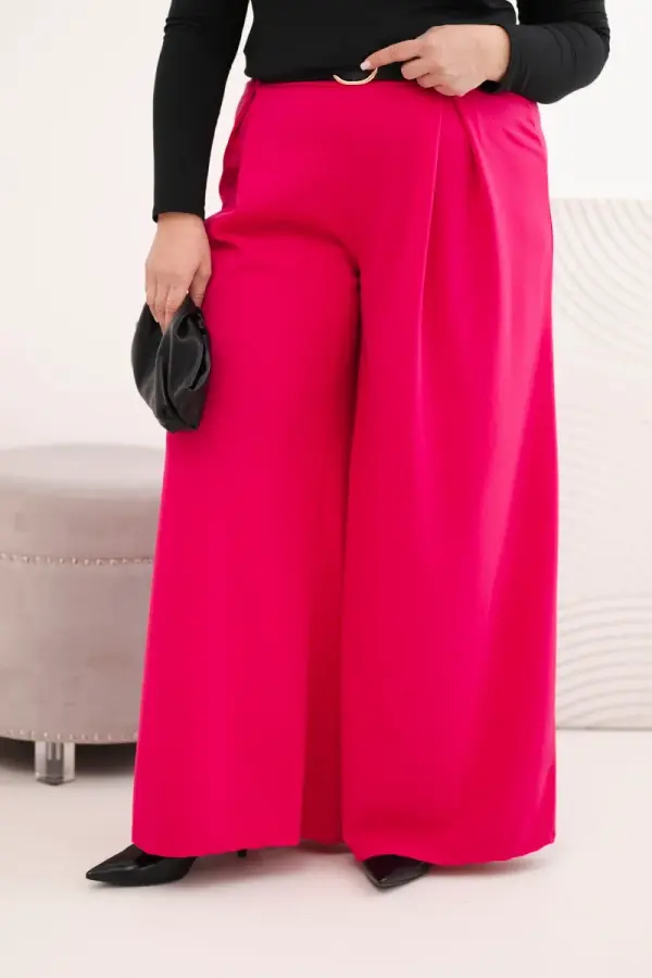 Kesi Włoski Панталон с големи размери и колан