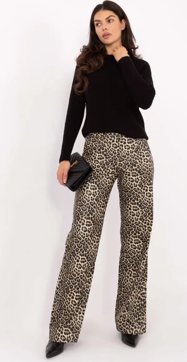 LAKERTA Панталон с леопардов принт