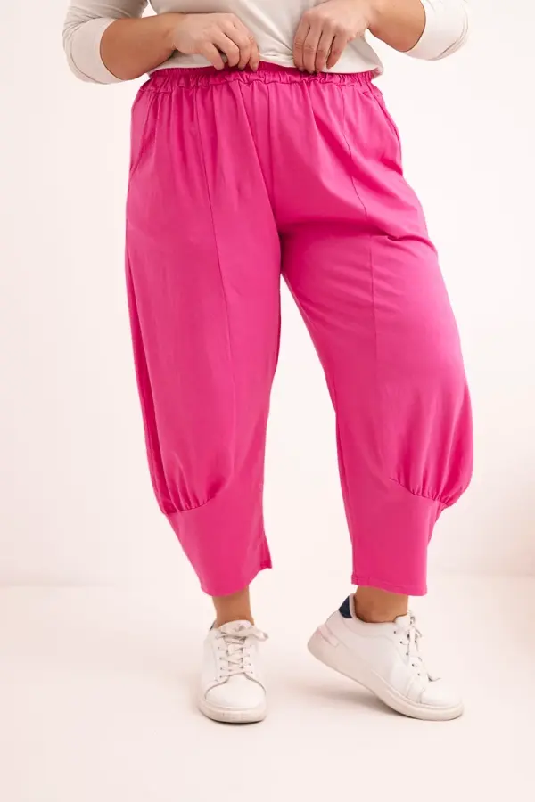 Kesi Włoski Панталон с ниска талия Kesi Włoski Plus Size