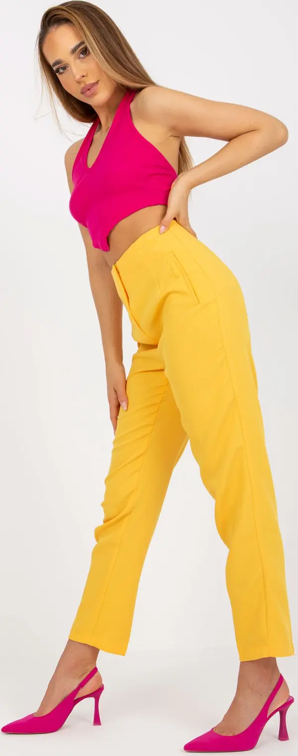 XSAPIENZA Pants-BR-SP-219.71-dark yellow