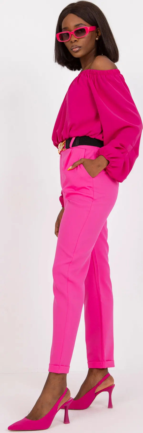 Italy Moda Pants-DHJ-SP-13165.20-fluo pink