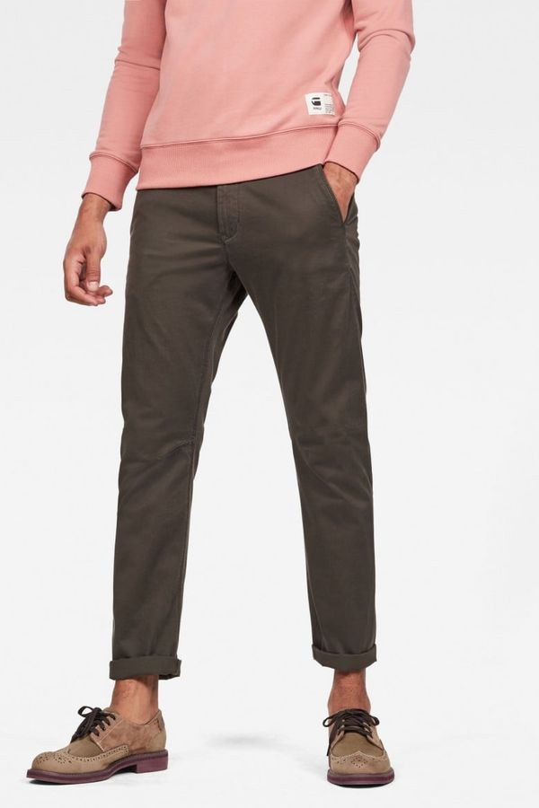 G Star Pants - G-STAR Vetar slim chino dark olive