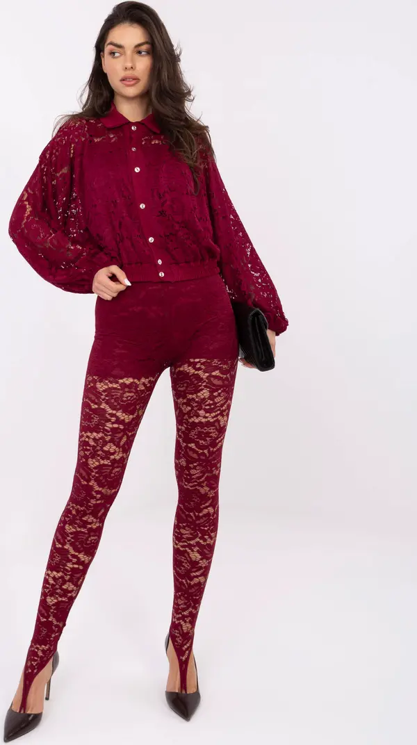 Italy Moda Pants-MI-SP-K87.55-burgundy