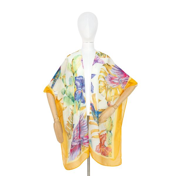 Art of Polo Pareo Wild Tropics Mustard Mustard