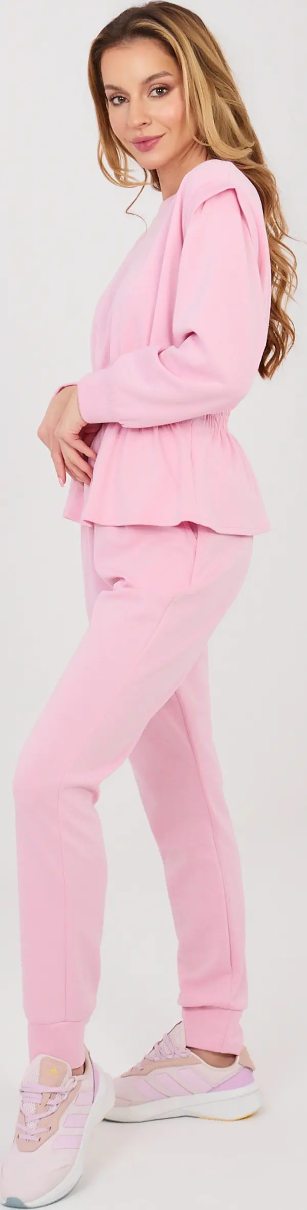 RUE PARIS Пастелно розов комплект с оформяне