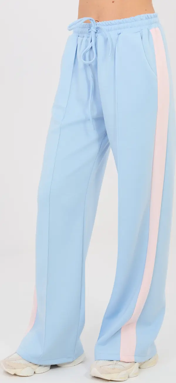 RUE PARIS Пастелно син комплект със суитшърт