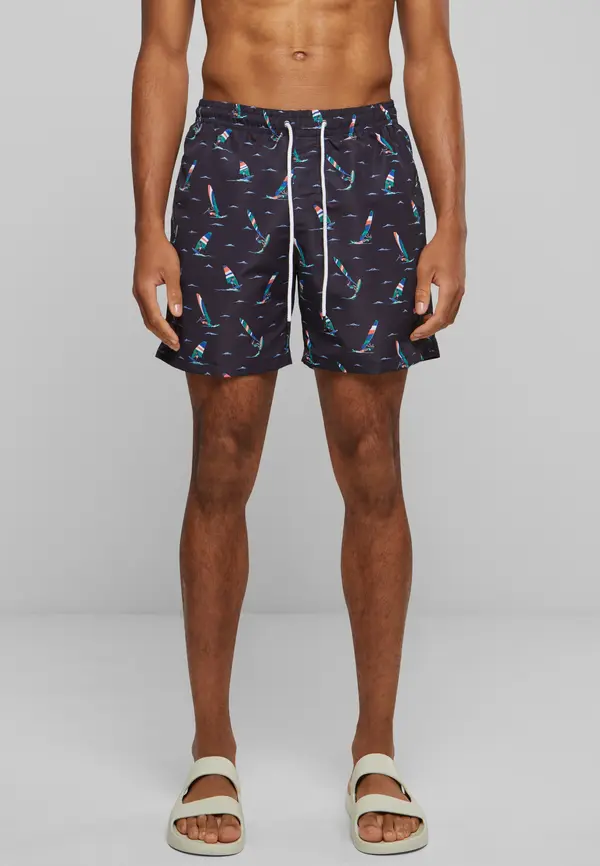 Urban Classics Pattern Swim Shorts Surf aop