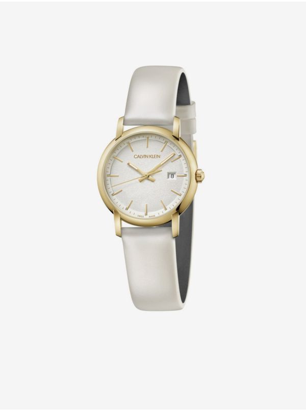 Calvin Klein Pearl white women's watch Calvin Klein Established - Women's
