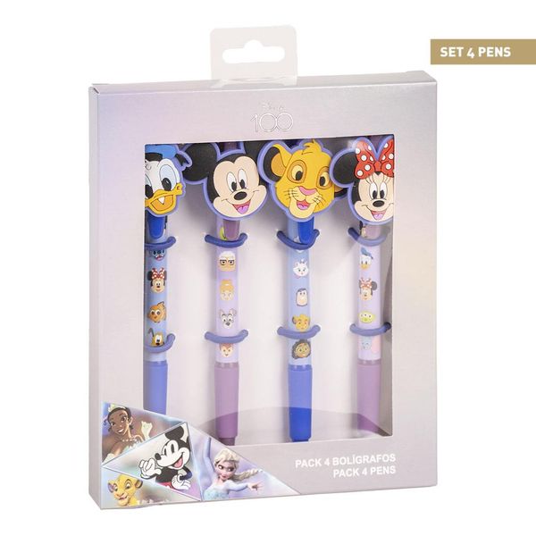 DISNEY 100 PEN PACK X4 DISNEY 100