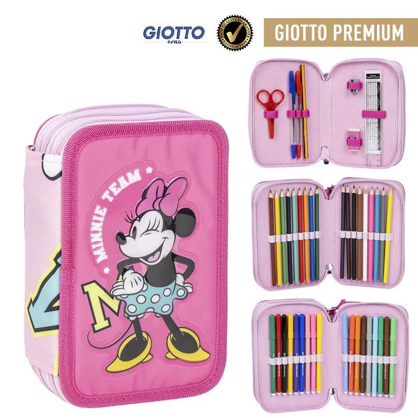 MINNIE PENCIL CASE WITH ACCESSORIES GIOTTO MINNIE