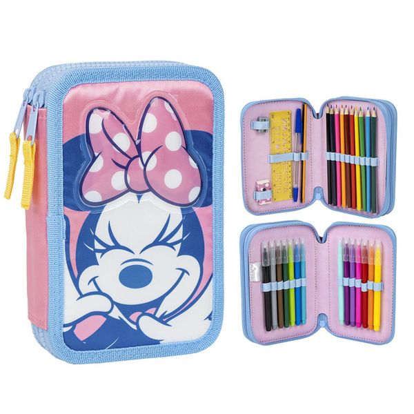 MINNIE PENCIL CASE WITH ACCESSORIES MINNIE