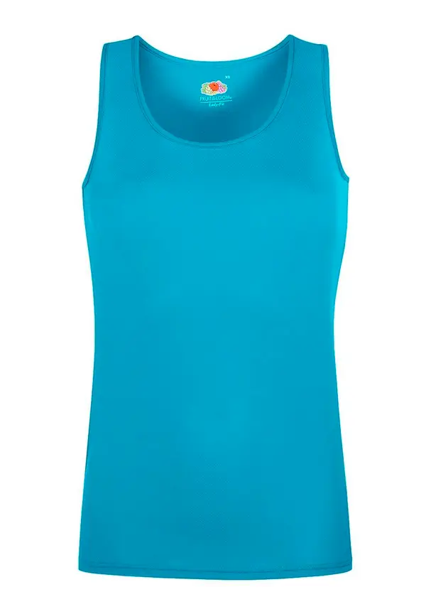 Fruit of the Loom Performance Women's Sleeveless T-shirt 614180 100% Polyester 140g