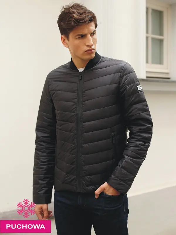 PERSO PERSO Man's Down quilted men's jacket with zipper