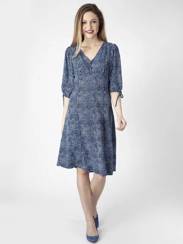 PERSO PERSO Woman's Light women's dress with puff sleeves