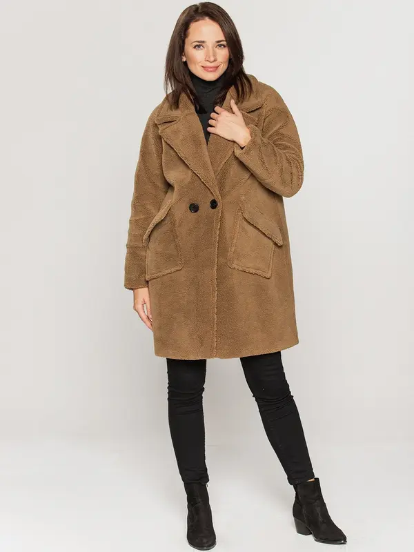PERSO PERSO Woman's Original women's coat oversize "bear" reglan