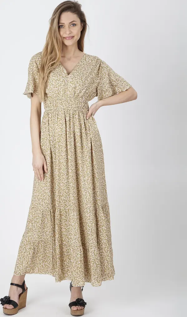 PERSO PERSO Woman's Women's dress with a floral motif cinched at the waist