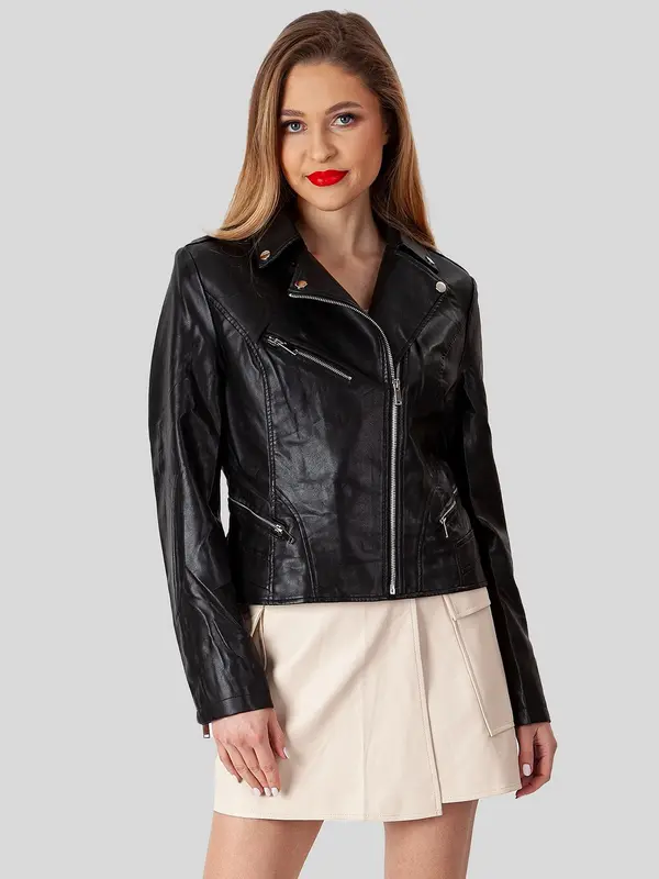 PERSO PERSO Woman's Women's Ramones jacket with a zipper