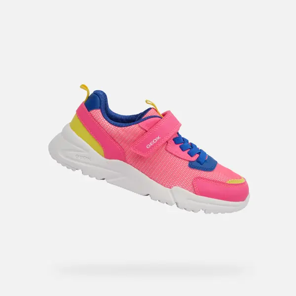 GEOX Pink Girls' Geox Loftus Sneakers - Girls